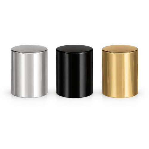 Basic Perfume Cap – Black / Gold / Silver (Pack Pricing) — product bottle